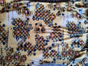 Designer Yellow Printed top