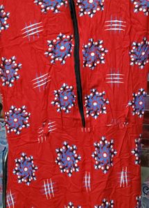 Red Floral Print Dress