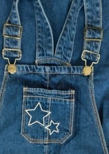 Denim short dress