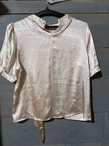 Elegant Tie-Neck Top