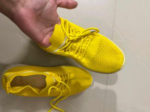 Vibrant Yellow Sneakers