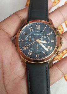 Fossil Orignal Chronograph Watch Rose Gold & Black
