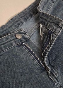 Stylish Blue Denim Flare Jeans
