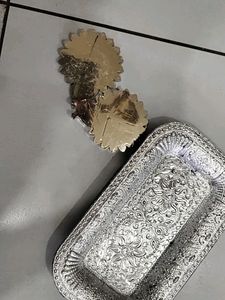 Haldi Kumkum Box And Tray