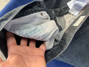Levi's Distressed Black Jeans