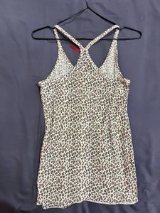 Leopard Print Racerback Tank Top