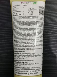 St. Botanica Neem Tea Tree And Basil Facewash