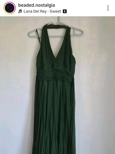 Maggy London 100% Silk Halter Neck Mini dress