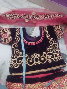 My bridal lahanga ..  which is use only two times.