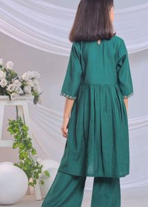 Emerald Green Embroidered Kurta