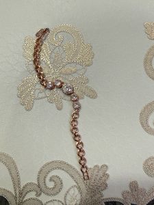 Rose Gold Bracelet with Crystals