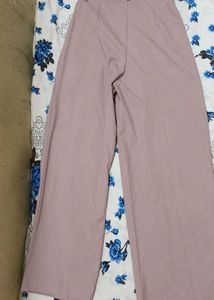 High-Waisted Wide-Leg Trousers