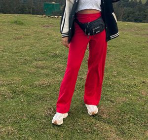 red trouser size 30 waist