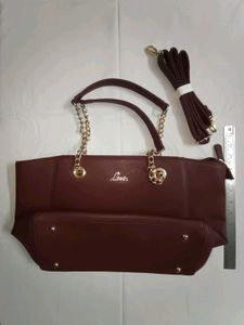 Lavie Maroon Handbag
