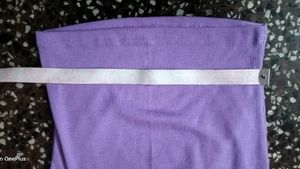 Cute Lilac Ribbed Crop Top