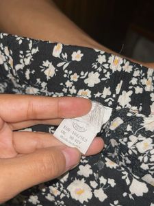 Floral Print Mini Skirt