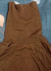 Brown Turtleneck Sweater