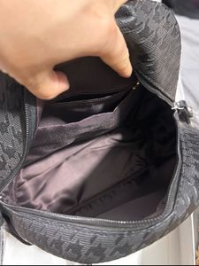 Chic Black Textured Backpack