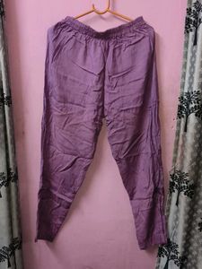 Elegant Purple kurta pant dupatta set