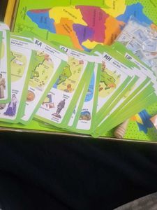Mapology India Map Puzzle &amp; Flashcards