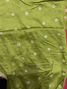Beautiful Pink &amp; Green Kurta Set
