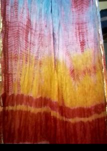 Vibrant Tie-Dye duppata