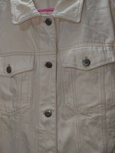 Classic White Denim Jacket