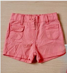 Coral Pink Cargo Shorts