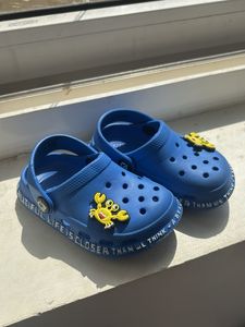 Kids Blue Crocs with Charms