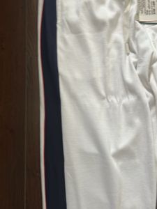 USPA White Track Pants L XL