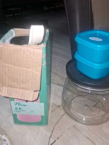 Clear  Jar with Lid