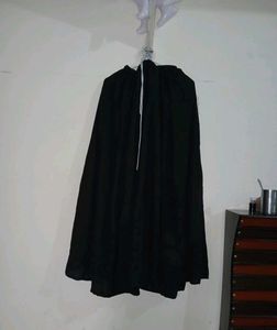 black scirt plazo