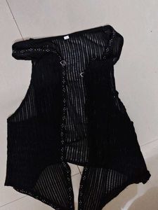 Black Sheer Cover-Up