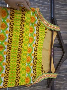 Cotton Mustard Kurti