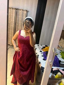Beautiful Red Ethnic Gown 38/40