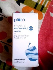 Plum Rice Water &amp; Niacinamide Serum