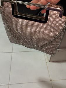 Sparkling Rhinestone Evening Clutch Bag