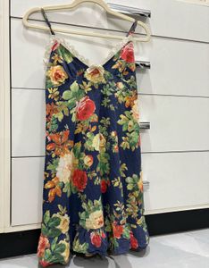 Floral Print Mini Dress