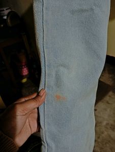 Light Wash Straight Leg Jeans