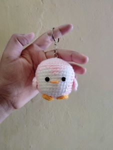 Crochet Penguin Keychains
