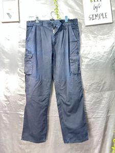 Men's Blue Cargo Pants