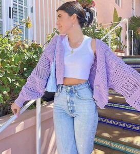 Crochet Knit Cardigan
