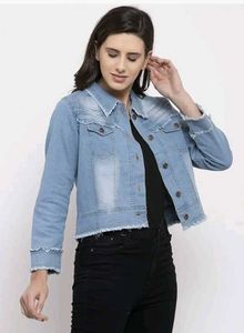 Light Blue Denim Jacket Size XL