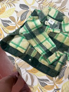 Zara Plaid Shacket Jacket