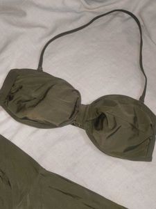 Olive Green Bikini Set