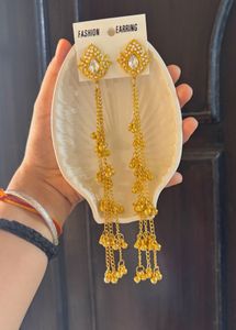 Elegant Gold Dangle Earrings
