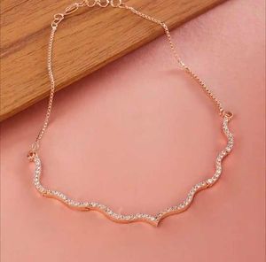 Elegant CZ Stone Necklace AD