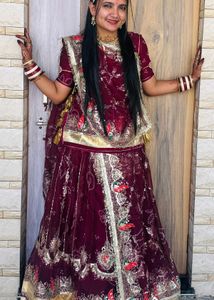 rajputi poshak wine colour rich look