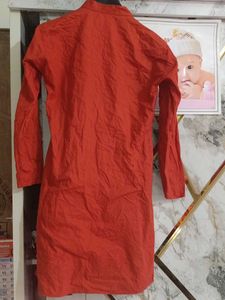 men's kurtas festival wear orenge colour