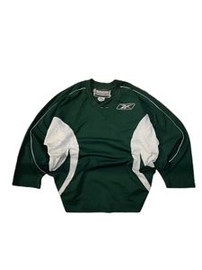 Reebok Green & White Sports Jersey